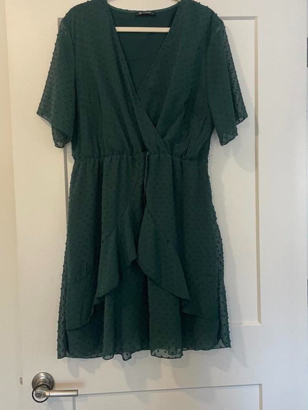 Green Ruffle Dress